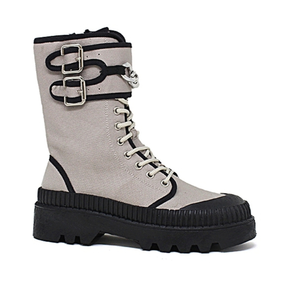Yoki Rugged Boots - Beige